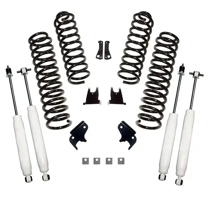 Alloy USA 61402 Suspension Lift Kit, 2.5 Inch, Shocks 07-18 Jeep Wrangler JK, 2 Door