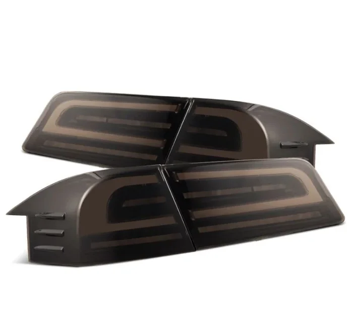 AlphaRex 12-21 Tesla Model S LUXX-Series LED Tail Lights – Black