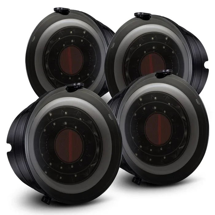 AlphaRex Tail Lights Chevy Corvette C6 (2005-2013) Halo Pro Series LED