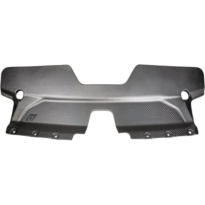 AMS Red Alpha Matte Carbon Front Duct | 2016-2024 Infiniti Q50/Q60 3.0T (ALP.28.06.0002-1)