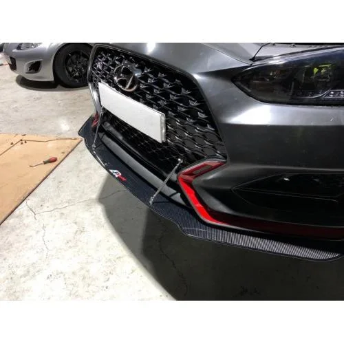 APR Carbon Fiber Splitter Hyundai Veloster N-Line [w/ Rods] (2019-2020) CW-600019