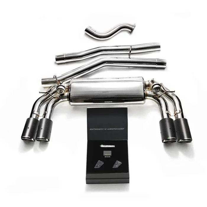 Armytrix Stainless Steel Valvetronic Catback Exhaust System w/Dual Exhaust Tips | 2014-2016 Volkswagen Golf R MK7 (VWG7R-QC11)