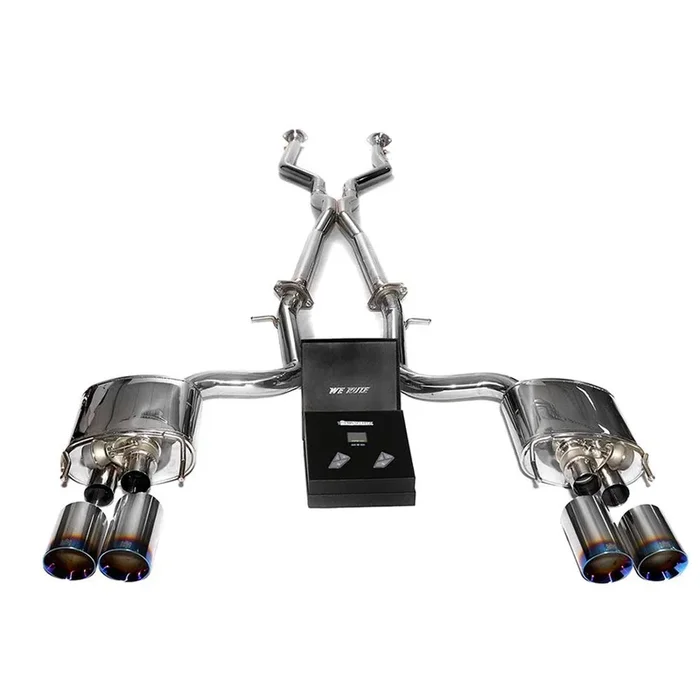 Armytrix Stainless Steel Valvetronic Header Exhaust System | 2015 – 2020 Lexus RC-F (LXRCF-QS3840B)