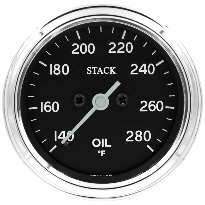 Autometer Stack 52mm 140-280 Deg F 1/8in NPTF Male Pro Stepper Motor Oil Temp Gauge – Classic