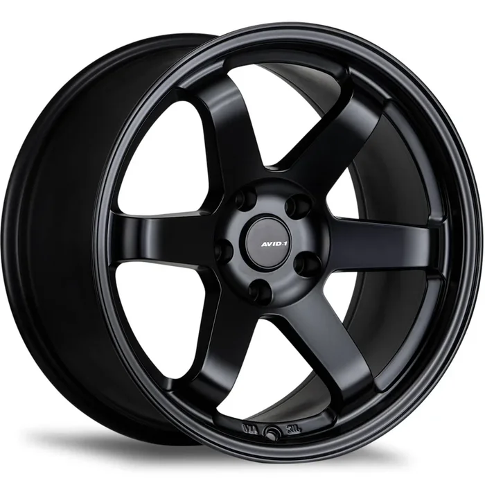 AVID1 AV6 Matte Black 18×9.5 | 5×100 (AV0618955C38BK)