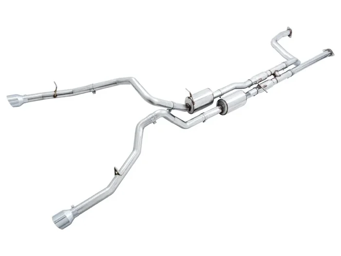 AWE Tuning 2021 RAM 1500 TRX 0FG Cat-Back Exhaust – Chrome Silver Tips