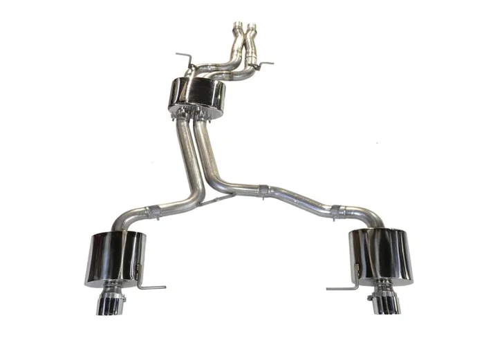AWE Tuning Audi 8R Q5 3.2L Non-Resonated Exhaust System (Downpipe-Back) – Polished Silver Tips