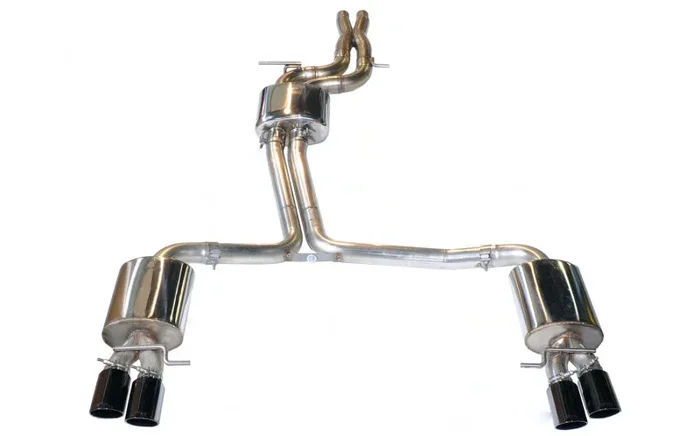 AWE Tuning Audi B8 / B8.5 S5 Cabrio Touring Edition Exhaust – Resonated – Chrome Silver Tips