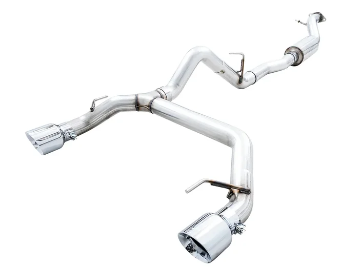 AWE Tuning AWE 0FG Catback Exhaust for Ford Bronco with BashGuardâ„¢ – Dual 4.5″ Tips – 3015-32456