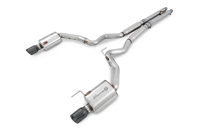 AWE Tuning Touring Edition Cat-back Exhaust for S550 Mustang GT – Dual Tip – Diamond Black Tips (3015-33084)