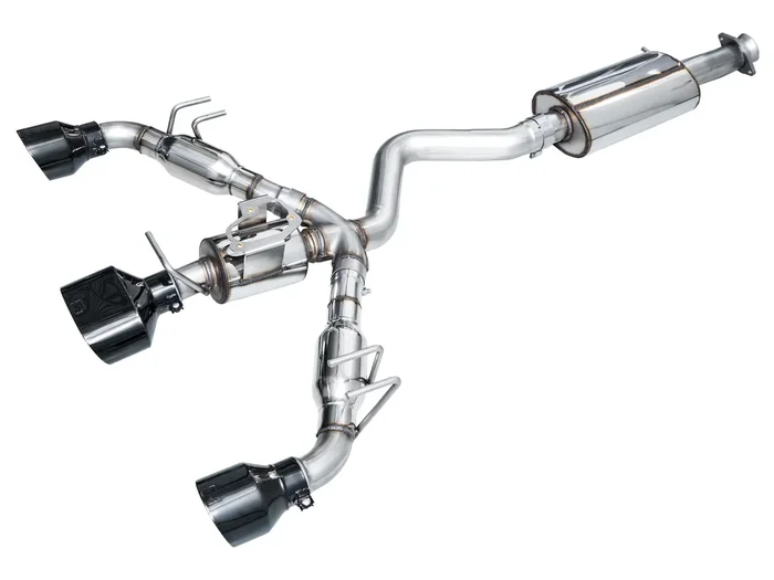 AWE Tuning Touring Edition Exhaust – Diamond Black Tips for 2023+ Toyota GR Corolla (3015-53472)