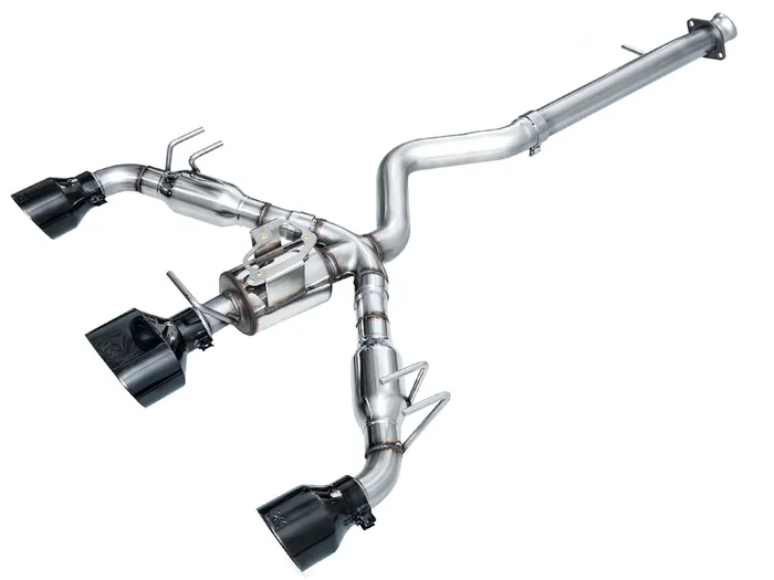AWE Tuning Track Edition Exhaust – Diamond Black Tips for 2023+ Toyota GR Corolla (3020-53472)