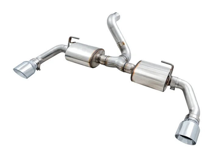 AWE Tuning Tread Edition Axleback Dual Exhaust for Jeep JL/JLU 3.6L/2.0T – Chrome Silver Tips (3015-32001)