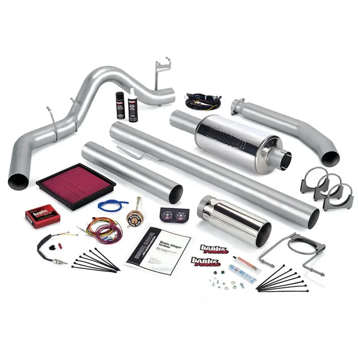 Banks Power 02 Dodge 5.9L 245Hp Ext Cab Stinger System – SS Single Exhaust w/ Chrome Tip
