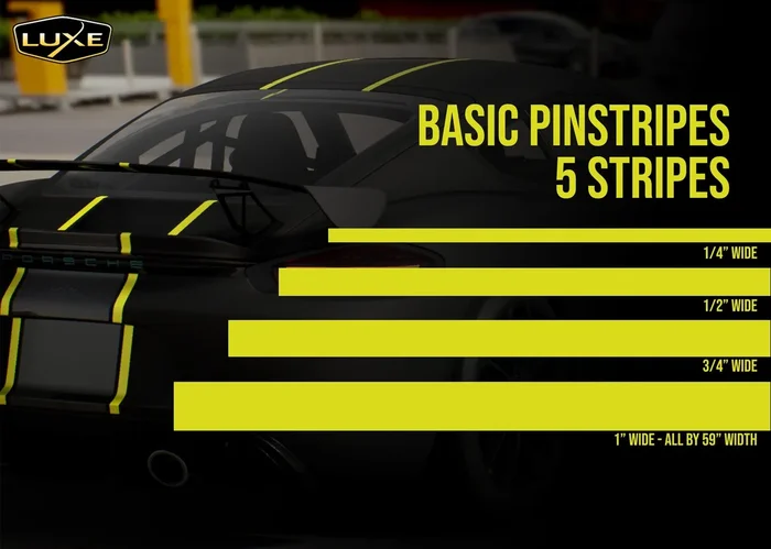 Basic Pinstripes – 5 Stripes