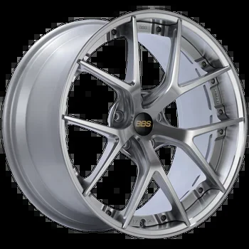 BBS Wheels RI-S Diamond Silver w/ Machined Lip 20×8.5 | 5×112 (RIS005DSPK)