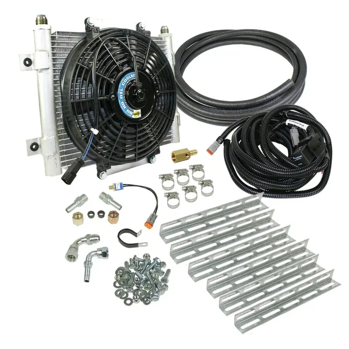BD Diesel Xtrude Transmission Oil Cooler Chevy V3500 (1991) 5/16 ” Line w/ Fan – 1030606-5/16