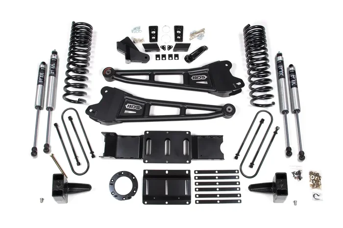 BDS Suspension BDS1687FS – 2019-2022 Ram 3500 5.5in. Radius Arm Gas with overload 6 bolt T-case