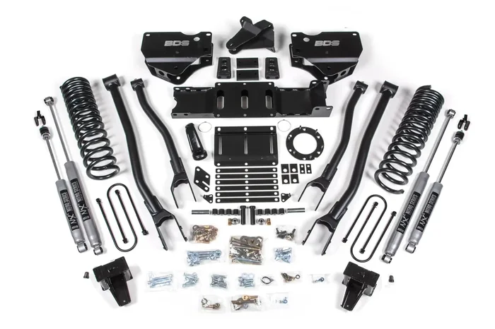 BDS Suspension BDS1690H – 2019-2022 Ram 3500 6in. 4-Link Diesel engine without overload 6 bolt T-case