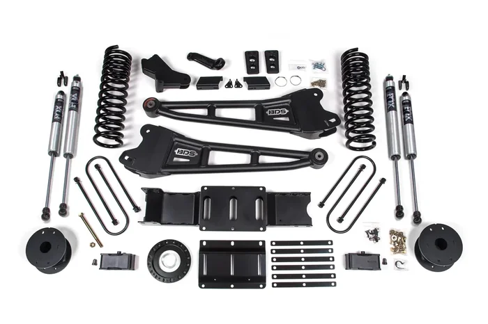 BDS Suspension BDS1719FS – 2019-2021 Ram 3500 4in. Radius Arm Diesel engine with OE Air Bags