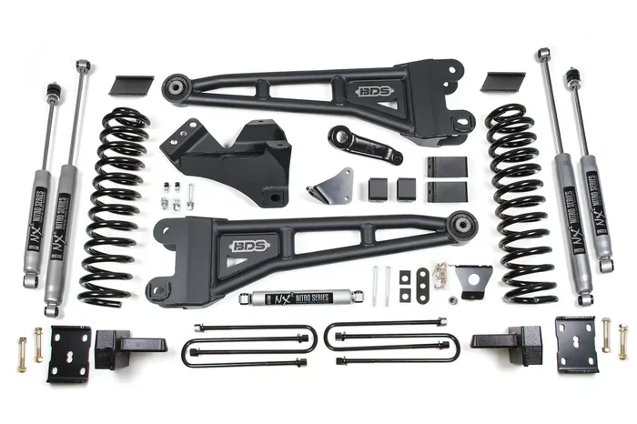 BDS Suspension BDS1948H – 2005-2007 Ford F250-F350 4wd 6in. Radius Arm Lift kit| gas without overload