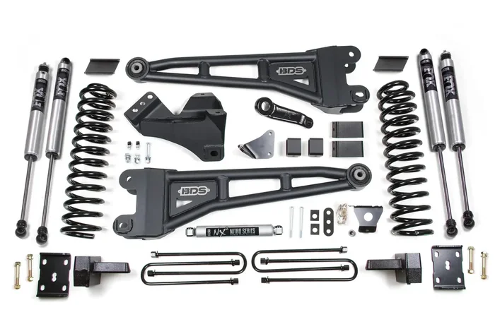 BDS Suspension BDS1954FS – 2008-2010 Ford F250-F350 4wd 6in. Radius Arm Lift Kit| Diesel with overload