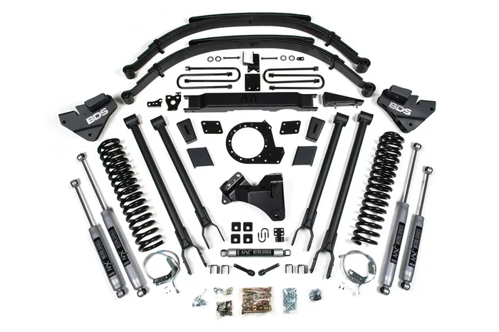 BDS Suspension BDS1959H – 2020-2022 Ford F250-F350 8in. 4-Link System Diesel engine