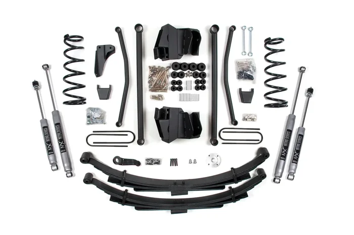 BDS Suspension BDS683H – 08 Ddge 2500 & 1 T Diesel engine 6-5 Long arm Spg with 4in. axle