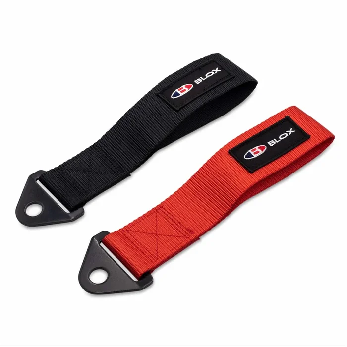 BLOX Tow Strap with Logo (Universal) Black / Red