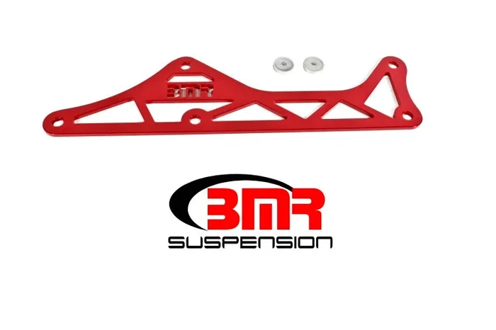 BMR 16-17 6th Gen Camaro Aluminum Driveshaft Tunnel Brace – Red