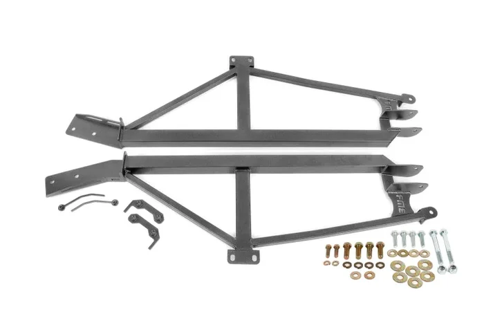 BMR 93-02 F-Body Non-Convertible Bolt-On 4-Point Subframe Connectors – Black Hammertone