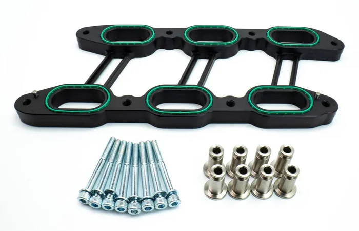 Boomba Racing Intake Manifold Spacer Ford Bronco Raptor & Ranger Raptor (2023-2026) Black Anodized