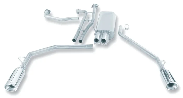 Borla Cat-Back Exhaust System – Touring | 2004-2015 Nissan Titan Crew Cab Pickup 5.6L (140079)
