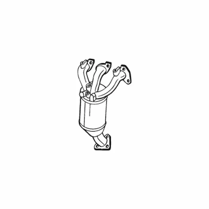 Bosal 090-774 Catalytic Converter Suitable for Mercedes-Benz A-Class (W168)