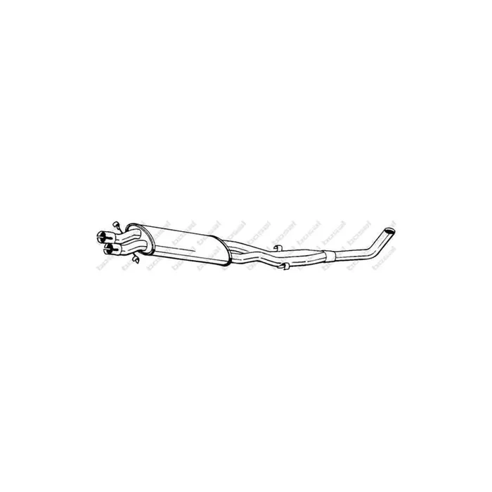 Bosal 278-457 Middle Silencer for Alfa Romeo 75 (162B)