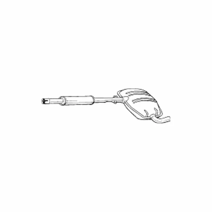 Bosal 279-277 Middle Silencer for Seat Toledo I Hatchback (1L)