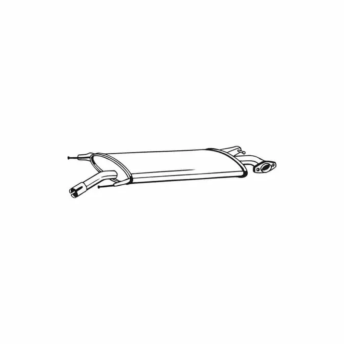 Bosal 279-445 Middle Silencer for Toyota Rav4 III Off-Road (Xa30)