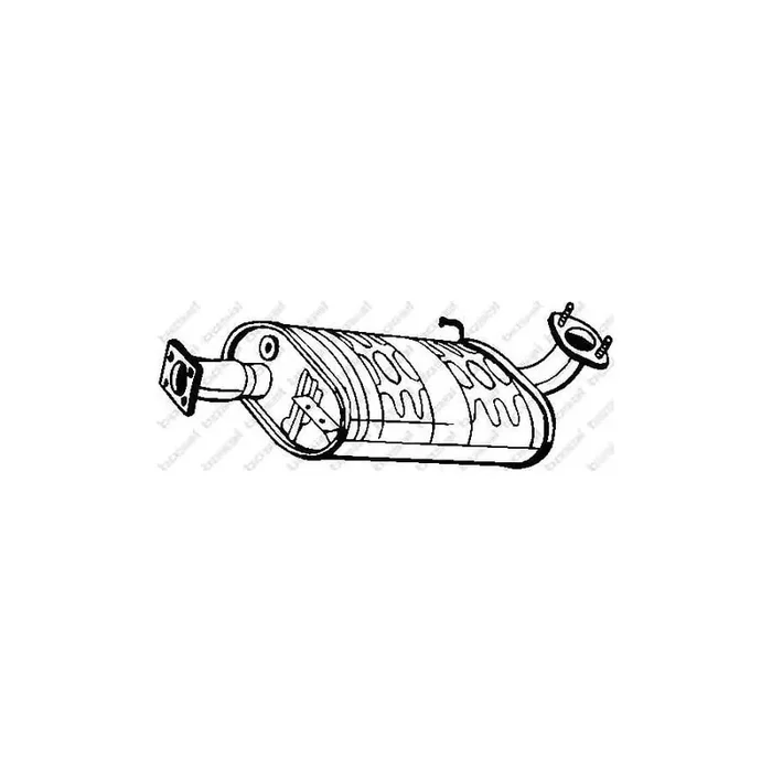 Bosal 279-587 Middle Silencer
