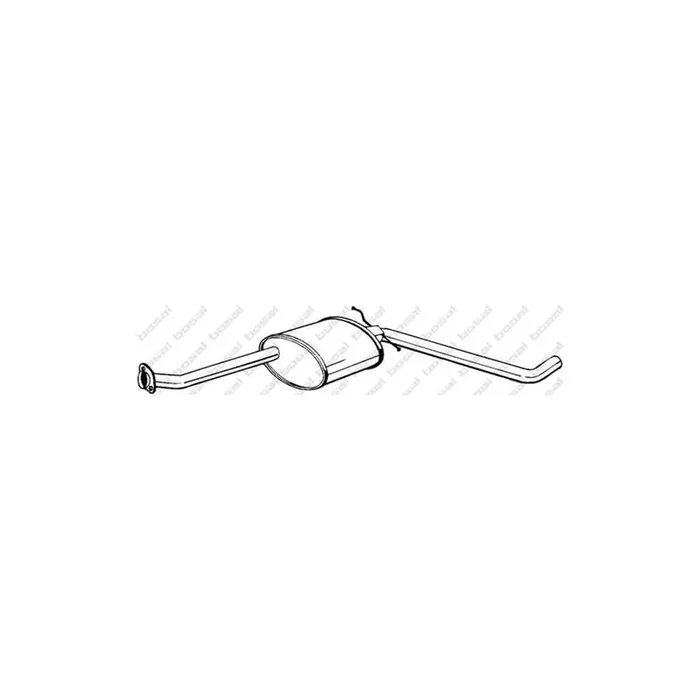 Bosal 281-063 Middle Silencer for Opel OMega A Caravan (V87)