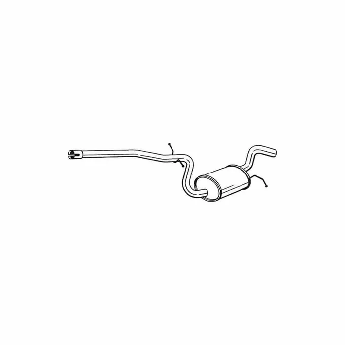 Bosal 285-477 Middle Silencer for VW Golf