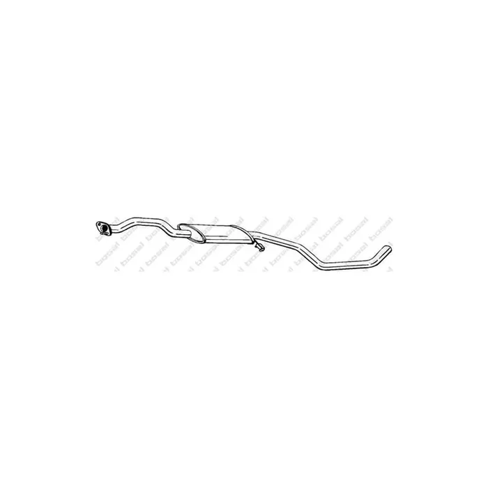 Bosal 285-849 Middle Silencer for Ford Escort