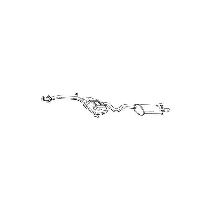 Bosal 286-701 Rear Silencer for Daihatsu Cuore / Mira III (L201)