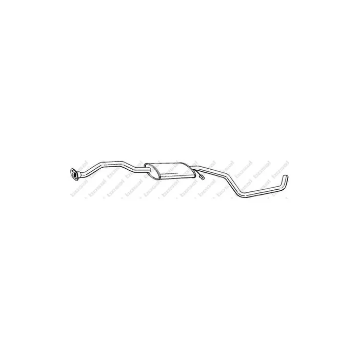 Bosal 287-297 Middle Silencer for Ford Escort Express 91 (Avf)
