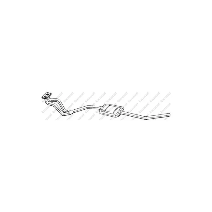 Bosal 287-859 Front Silencer for Opel Rekord E1 Saloon