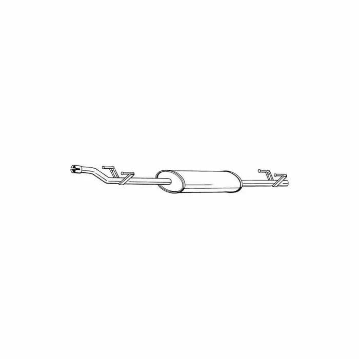 Bosal 288-231 Middle Silencer Suitable for Mercedes-Benz Sprinter