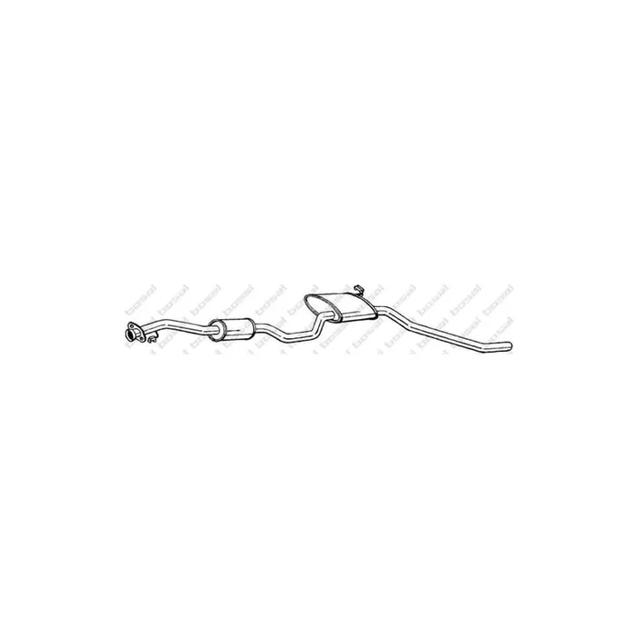 Bosal 289-853 Middle Silencer for Ford Sierra