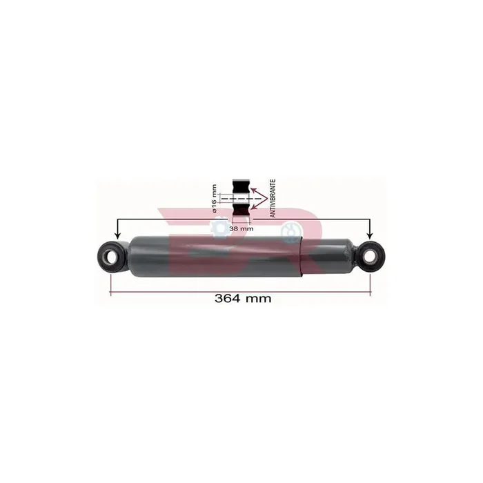 Botto Ricambi Brca5776 Shock Absorber for Iveco Daily