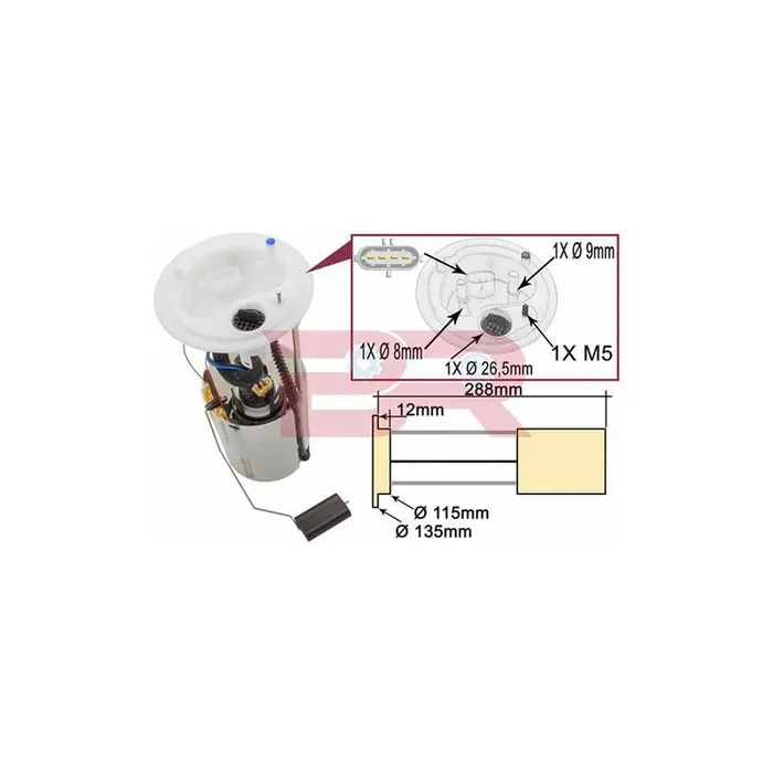 Botto Ricambi Brm3526 Fuel Feed Unit for Iveco Daily