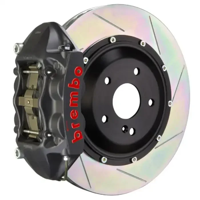 Brembo 00-03 Z8 (E52) Rear GTS BBK 4 Piston Cast 345×28 2pc Rotor Slotted Type-1-Black HA