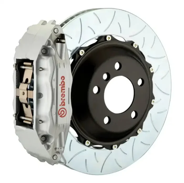 Brembo 00-06 Suburban Front GT BBK 4 Piston Cast 2pc 355×32 2pc Rotor Slotted Type3-Silver